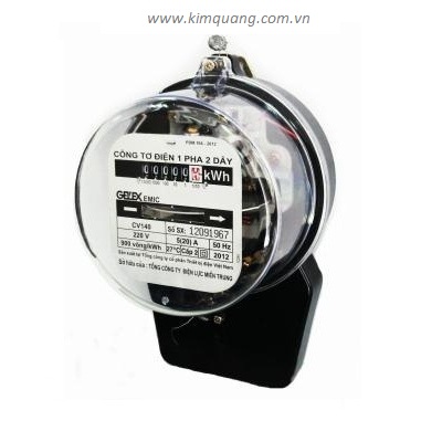 Đồng hồ điện EMIC hữu công 1 pha 40(120)A CV130/40.120