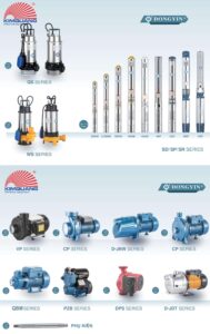 Bảng giá máy bơm nước Dongyin áp dụng cho đại lý