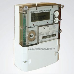 Đồng hồ điện EMIC điện tử 3 pha 3 giá 10(100)A ME-41m