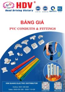 Bảng giá ống PVC HDV áp dụng cho đại lý