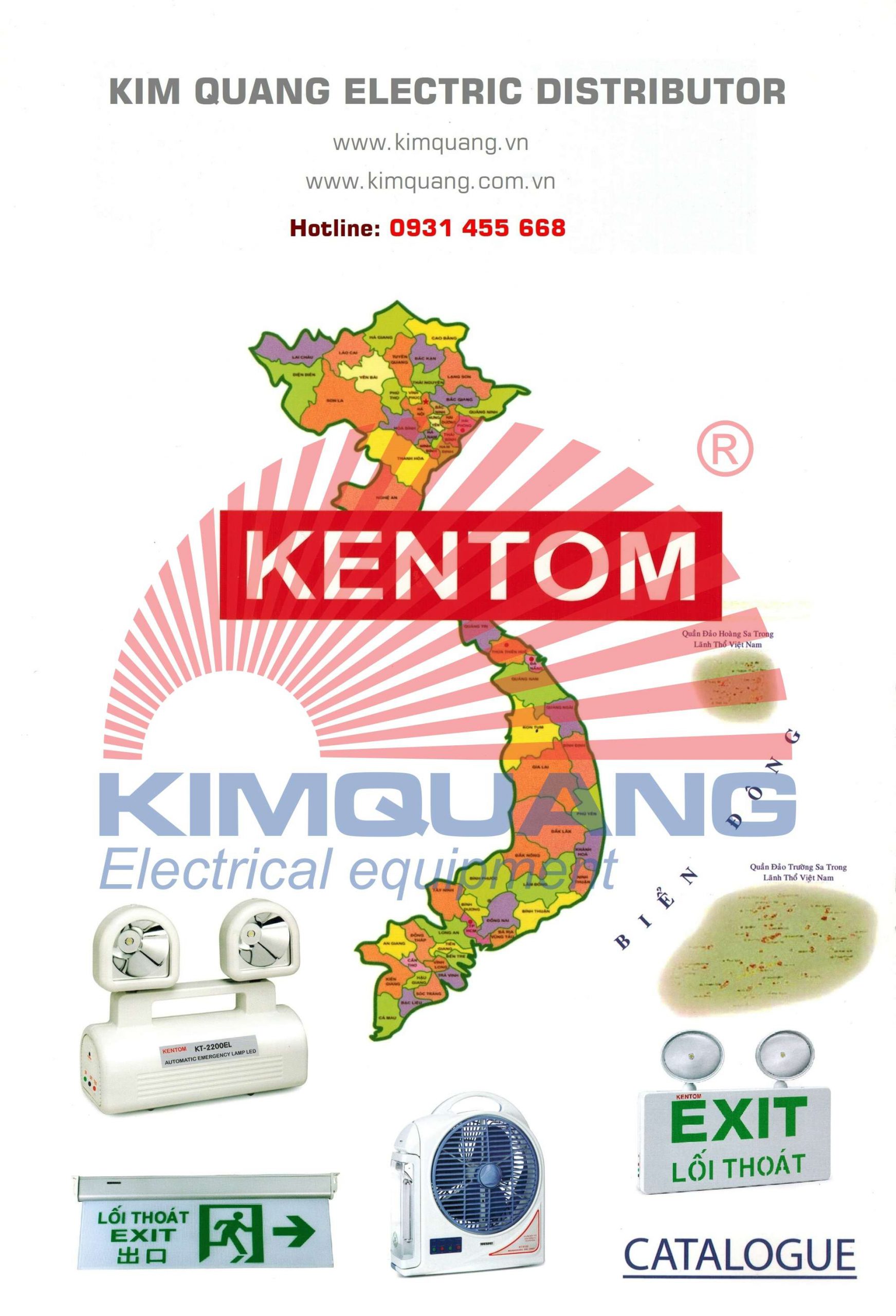 Catalogue đèn sạc khẩn cấp & exit Kentom